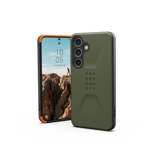 Kup Case UAG Urban Armor Gear Civilian Samsung Galaxy S24 5G oliv - UAG1334 - {ean13} - Sklep Home Screen