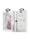 Kup Karl Lagerfeld KLHCI65TRKSIGPI iPhone Xs Max różowy/pink hard case Signature Liquid Glitter Stars - KLD060PNK - {ean13} - Sklep Home Screen