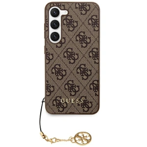 Kup Case Guess GUHCS24MGF4GBR Samsung Galaxy S24+ Plus Hardcase 4G Charms Collection braun/brown - GUE3160 - {ean13} - Sklep Home Screen
