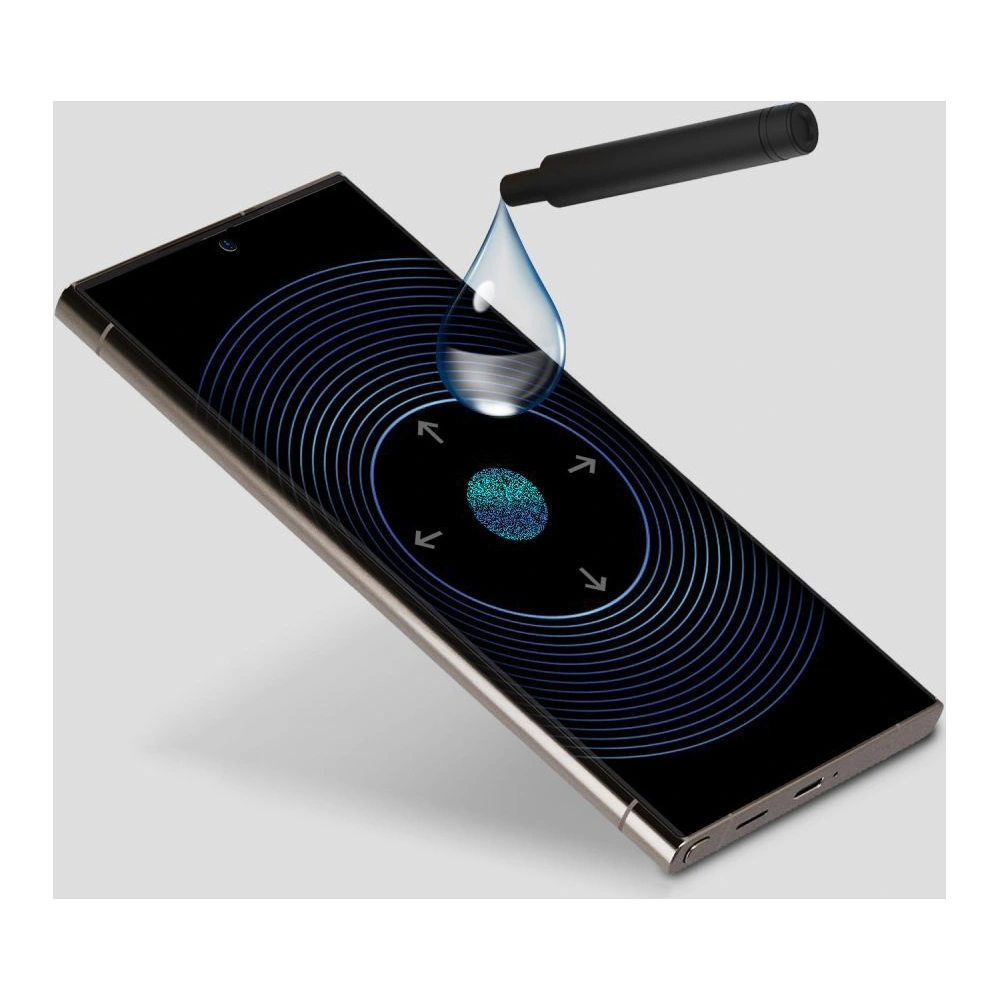 Szkło hartowane z klejem UV Whitestone Dome Glass Samsung Galaxy S24 Ultra Clear [2 PACK]