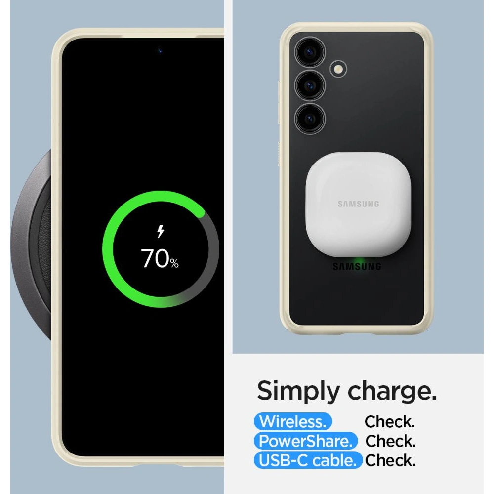 Etui Spigen Ultra Hybrid Samsung Galaxy S24 Mute Beige