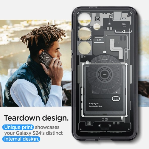 Kup Case Spigen Ultra Hybrid Samsung Galaxy S24 Zero One - SPN3281 - {ean13} - Sklep Home Screen
