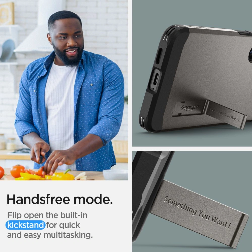 Etui Spigen Tough Armor Samsung Galaxy S24 Gunmetal