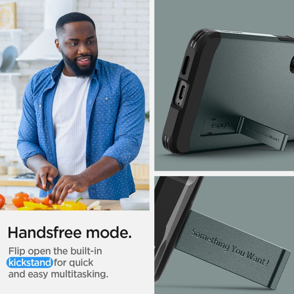 Etui Spigen Tough Armor Samsung Galaxy S24 Abyss Green