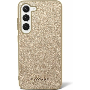 Kup Case Guess GUHCS24MHGGSHD Samsung Galaxy S24+ Plus Hartschale Glitter Script gold - GUE3162 - {ean13} - Sklep Home Screen