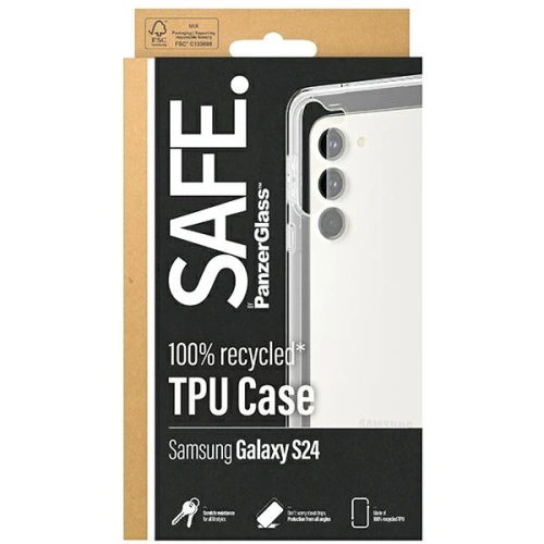 Kup Case SAFE von PanzerGlass Samsung Galaxy S24 Hardcase transparent/ durchsichtigen - PZG574 - {ean13} - Sklep Home Screen
