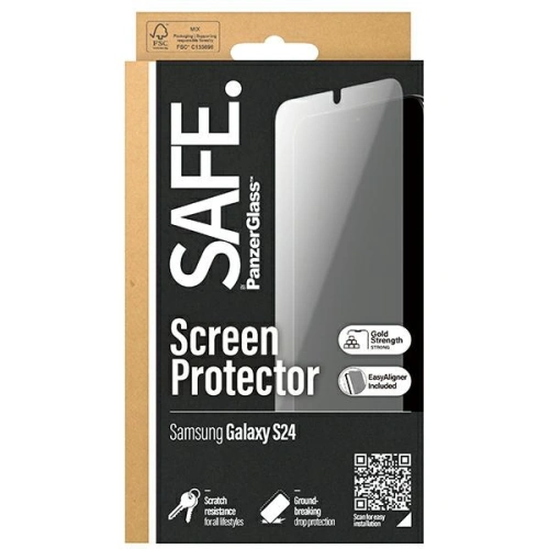 Kup Szkło hartowane SAFE by PanzerGlass Samsung Galaxy S24 Screen Protection Ultra-Wide Fit - PZG575 - {ean13} - Sklep Home Screen