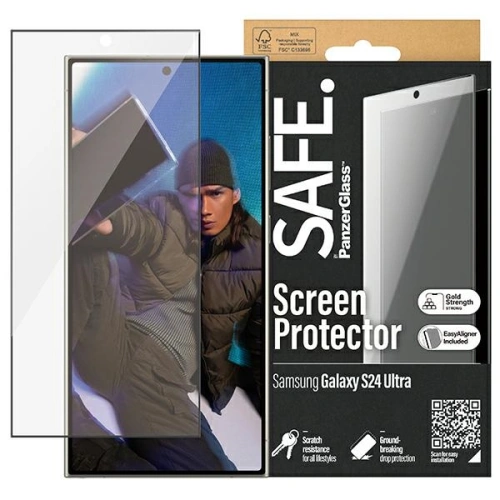 Kup Tvrzené sklo SAFE od PanzerGlass pro Samsung Galaxy S24 Ultra Ochrana obrazovky Ultra-Wide Fit - PZG580 - {ean13} - Sklep Home Screen