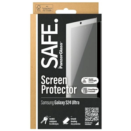 Kup Tvrzené sklo SAFE od PanzerGlass pro Samsung Galaxy S24 Ultra Ochrana obrazovky Ultra-Wide Fit - PZG580 - {ean13} - Sklep Home Screen