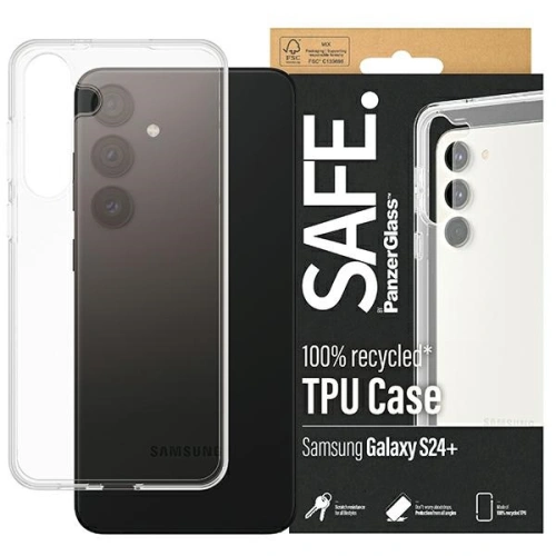 Kup Case SAFE von PanzerGlass Samsung Galaxy S24+ Plus Hardcase durchsichtig/transparent - PZG583 - {ean13} - Sklep Home Screen