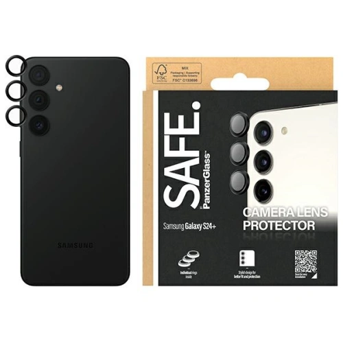 Kup PanzerGlass Samsung SAFE by Galaxy S24+ Plus Hoops Lentila camerei de sticlă negru / negru - PZG584 - {ean13} - Sklep Home Screen