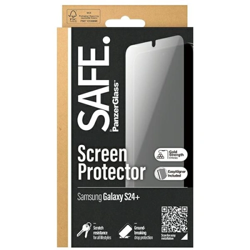 Kup Tvrzené sklo SAFE od PanzerGlass Samsung Galaxy S24+ Plus Ochrana obrazovky Ultra-Wide Fit - PZG585 - {ean13} - Sklep Home Screen