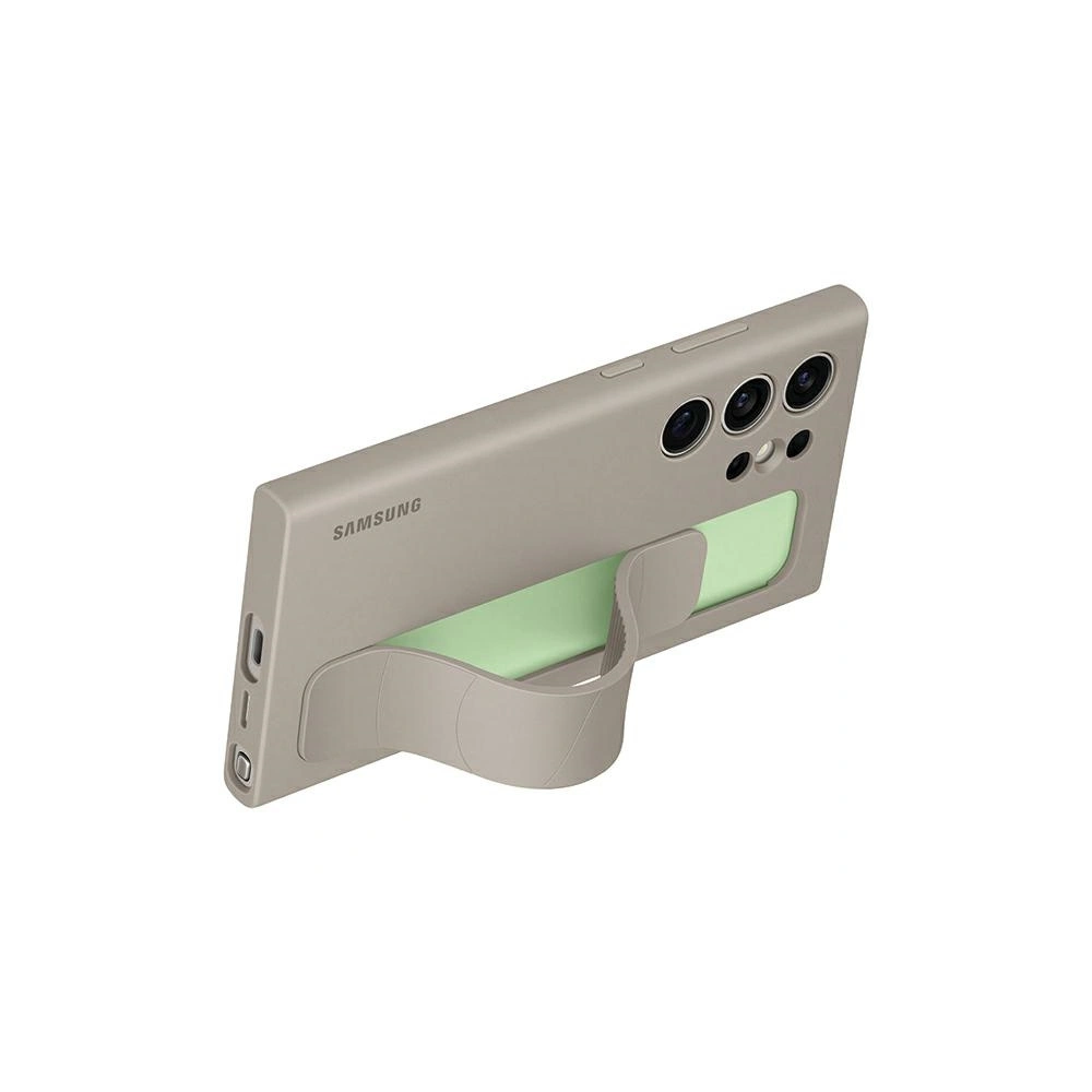 Etui Samsung EF-GS928CUEGWW Samsung Galaxy S24 Ultra Standing Grip Case ciemnoszary/taupe