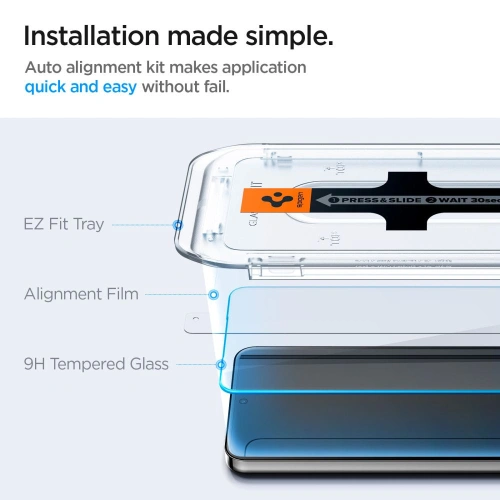 Kup Szkło hartowane Spigen GLAS.tR ez Fit Samsung Galaxy S24 Clear [2 PACK] - SPN3293 - {ean13} - Sklep Home Screen