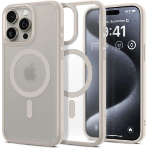 Buy Spigen Ultra Hybrid Mag MagSafe Apple iPhone 15 Pro Max Frost Natural Titanium - SPN3294 - {ean13} - Home Screen Store Europe