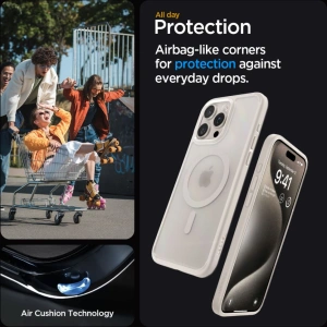 Buy Spigen Ultra Hybrid Mag MagSafe Apple iPhone 15 Pro Max Frost Natural Titanium - SPN3294 - {ean13} - Home Screen Store Europe