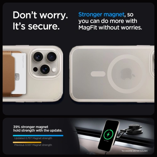 Buy Spigen Ultra Hybrid Mag MagSafe Apple iPhone 15 Pro Max Frost Natural Titanium - SPN3294 - {ean13} - Home Screen Store Europe