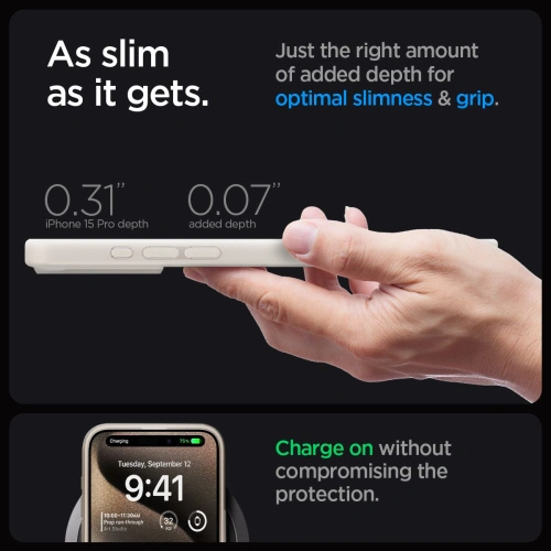 Buy Spigen Ultra Hybrid Mag MagSafe Apple iPhone 15 Pro Max Frost Natural Titanium - SPN3294 - {ean13} - Home Screen Store Europe