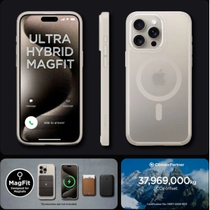 Buy Spigen Ultra Hybrid Mag MagSafe Apple iPhone 15 Pro Max Frost Natural Titanium - SPN3294 - {ean13} - Home Screen Store Europe