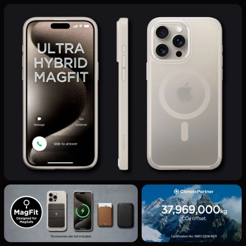 Kup Etui Spigen Ultra Hybrid Mag MagSafe Apple iPhone 15 Pro Max Frost Natural Titanium - SPN3294 - {ean13} - Sklep Home Screen
