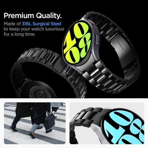 Kup Pasek Spigen Modern Fit Band Samsung Galaxy Watch 6 44mm černý - SPN3296 - {ean13} - Sklep Home Screen