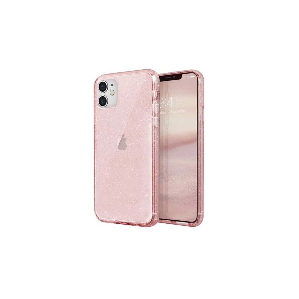 Etui UNIQ LifePro Tinsel Apple iPhone 11 różowy/blush pink