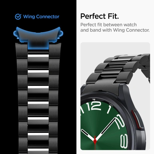 Kup Pasek Spigen Modern Fit Band Samsung Galaxy Watch 6 Classic 47mm Black - SPN3297 - {ean13} - Sklep Home Screen