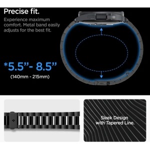 Kup Pasek Spigen Modern Fit Band Samsung Galaxy Watch 6 Classic 47mm Black - SPN3297 - {ean13} - Sklep Home Screen