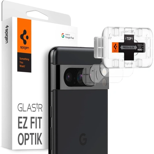 Buy Spigen Optik.tr ez Fit Camera Protector Google Pixel 8 Pro Crystal Clear [2 PACK] - SPN3298 - {ean13} - Home Screen Store Europe
