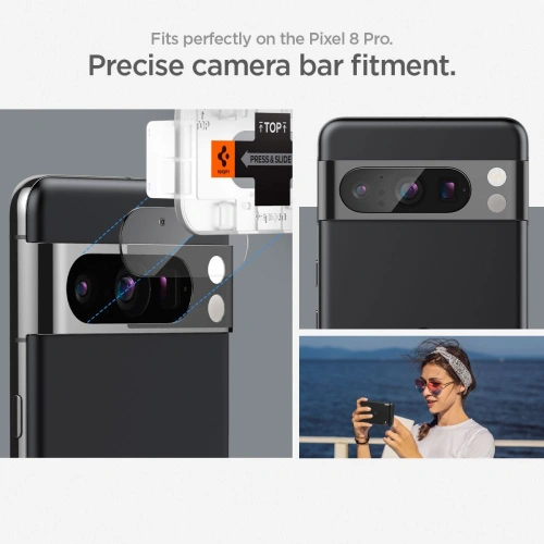 Buy Spigen Optik.tr ez Fit Camera Protector Google Pixel 8 Pro Crystal Clear [2 PACK] - SPN3298 - {ean13} - Home Screen Store Europe