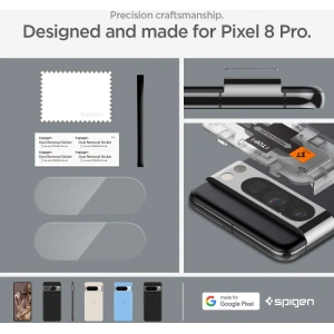 Buy Spigen Optik.tr ez Fit Camera Protector Google Pixel 8 Pro Crystal Clear [2 PACK] - SPN3298 - {ean13} - Home Screen Store Europe