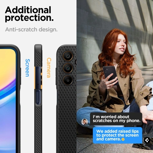 Kup Etui Spigen Liquid Air Samsung Galaxy A15 4G / 5G matně černé - SPN3299 - {ean13} - Sklep Home Screen