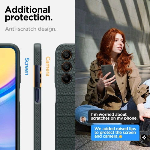 Kup Etui Spigen Liquid Air Samsung Galaxy A15 4G / 5G Abyss Green - SPN3300 - {ean13} - Sklep Home Screen