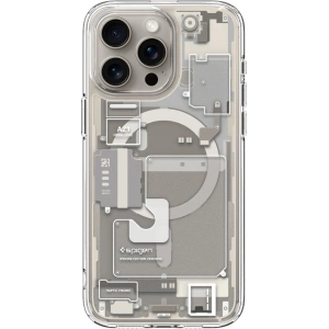 Etui Spigen Ultra Hybrid Mag MagSafe Apple iPhone 15 Pro Zero One Natural Titanium