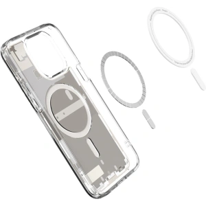 Etui Spigen Ultra Hybrid Mag MagSafe Apple iPhone 15 Pro Zero One Natural Titanium