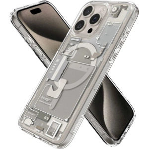 Etui Spigen Ultra Hybrid Mag MagSafe Apple iPhone 15 Pro Zero One Natural Titanium