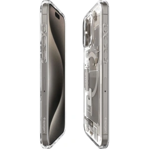 Etui Spigen Ultra Hybrid Mag MagSafe Apple iPhone 15 Pro Zero One Natural Titanium