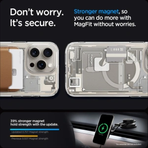 Etui Spigen Ultra Hybrid Mag MagSafe Apple iPhone 15 Pro Zero One Natural Titanium