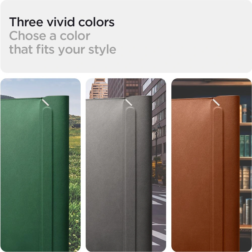 Wsuwka Spigen Valentinus Sleeve Laptop 15-16 City Grey