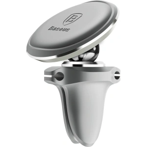 Buy Magnetic car holder for air vent Baseus C01 silver - BSU4844 - {ean13} - Home Screen Store Europe