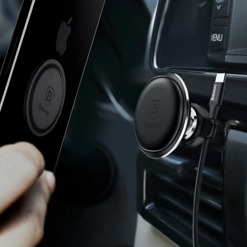 Kup Magnetický automobilový držák na mřížku Baseus C01 stříbrný - BSU4844 - {ean13} - Sklep Home Screen