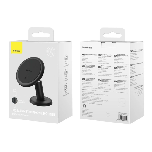 Kup Uchwyt auto magnetic pentru bord Baseus C01 negru - BSU4845 - {ean13} - Sklep Home Screen