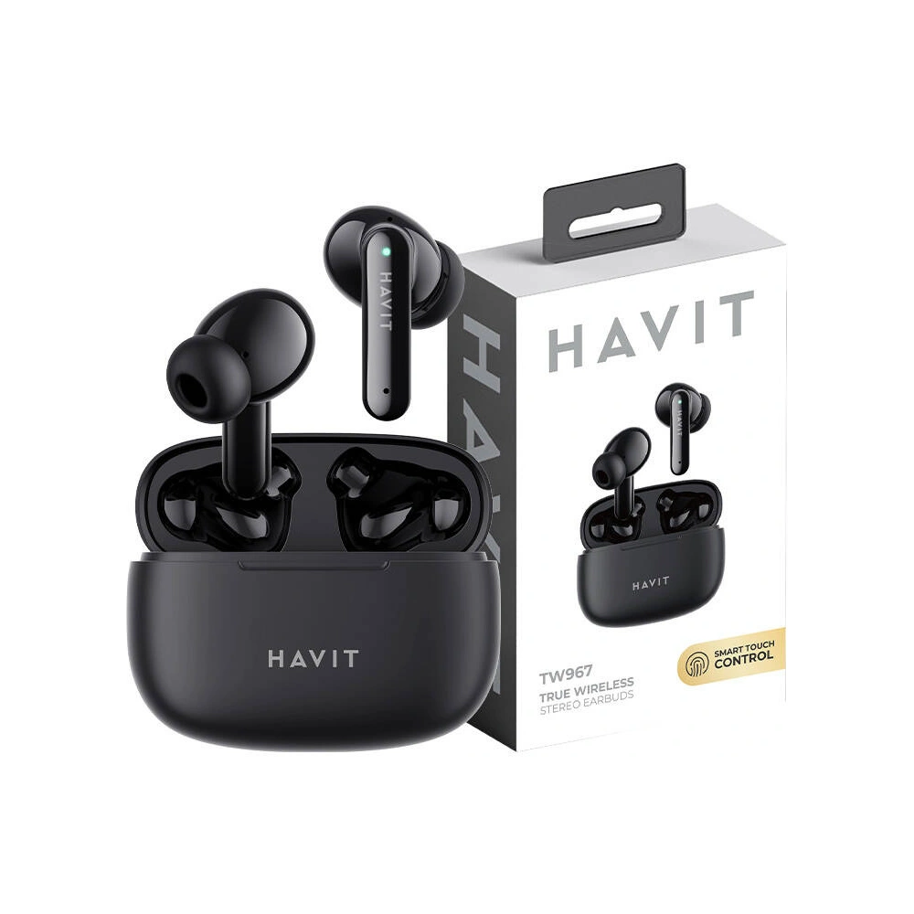 Słuchawki dokanałowe TWS Havit TW967 Bluetooth 5.1 czarne