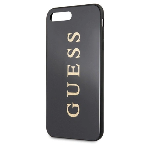 Kup Guess Apple Tasche GUHCI8LTGGGBK iPhone 7/8 Plus schwarz/schwarz Hartschale Classic Double Layer Glitter - GUE136BLK - {ean13} - Sklep Home Screen