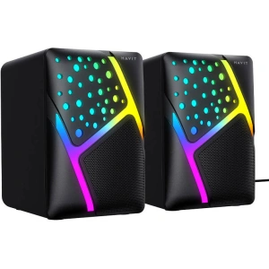 Buy Havit SK763 mini jack 3.5mm RGB speaker black - HVT277 - {ean13} - Home Screen Store Europe