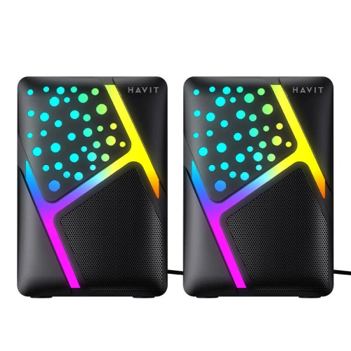 Kup Głośnik Havit SK763 mini jack 3.5mm RGB czarne - HVT277 - {ean13} - Sklep Home Screen