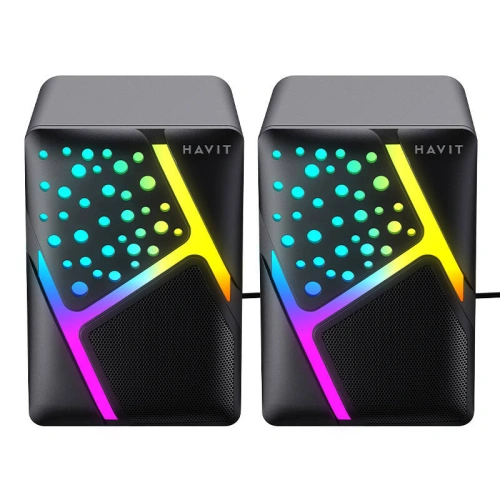 Kup Hangszóró Havit SK763 mini jack 3.5mm RGB fekete - HVT277 - {ean13} - Sklep Home Screen