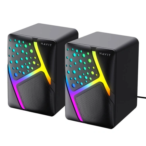 Kup Hangszóró Havit SK763 mini jack 3.5mm RGB fekete - HVT277 - {ean13} - Sklep Home Screen