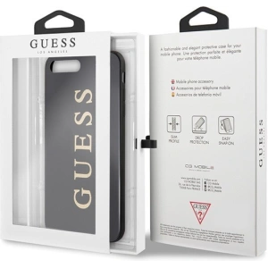 Kup Etui Guess GUHCI8LTGGGBK Apple iPhone 7/8 Plus czarny/black hard case Classic Double Layer Glitter - GUE136BLK - {ean13} - Sklep Home Screen