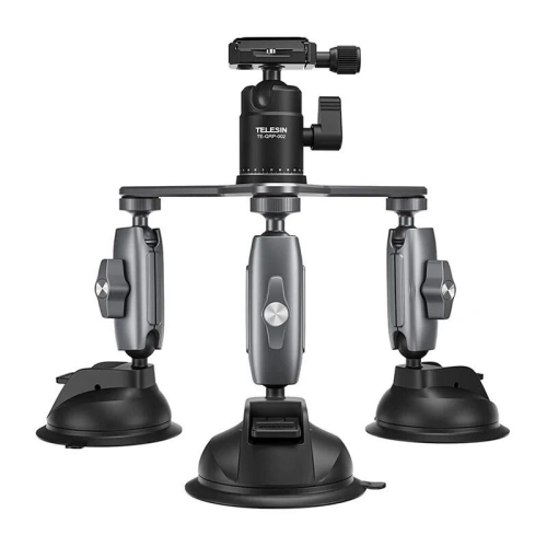 Buy Telesin three-arm suction cup holder for phones and sports cameras - TLS150 - {ean13} - Home Screen Store Europe